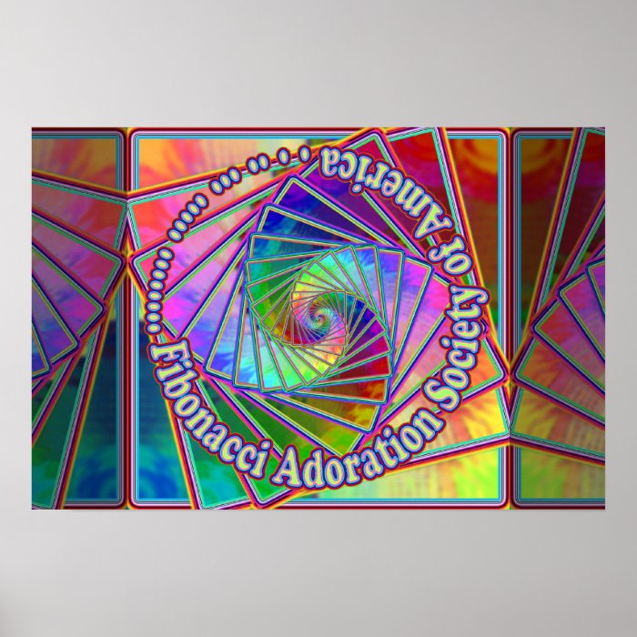 Fibonacci Adoration Society of America poster