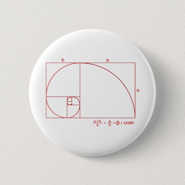 Fibonacci Button (Front)