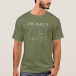 Fibonacci - Dark T-Shirt<br><div class="desc">The Fibonacci sequence is named after Italian mathematician Fibonacci is as easy as ,  1,  1,  2,  3,  5,  8,  13,  21,  34,  55,  89,  144,  233,  377,  610,  987,  ...  Perhaps you should buy this shirt in gold?</div>