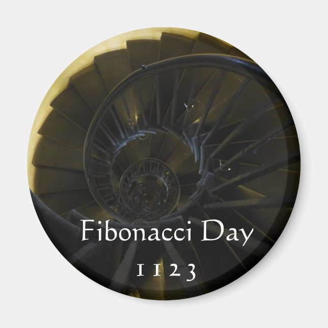 Fibonacci Day Magnet (Front)