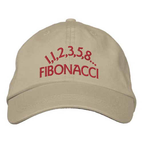 Fibonacci Embroidered Baseball Cap