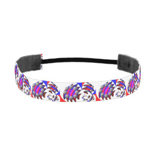 Fibonacci 'Fish Checker' by Kenneth Yoncich Athletic Headband