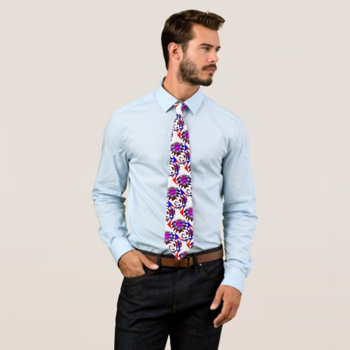 Fibonacci Fish Checker by Kenneth Yoncich Tie