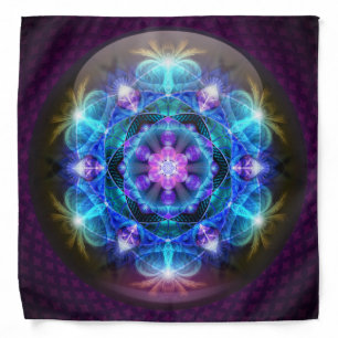 Fibonacci Flower Mandala Bandana