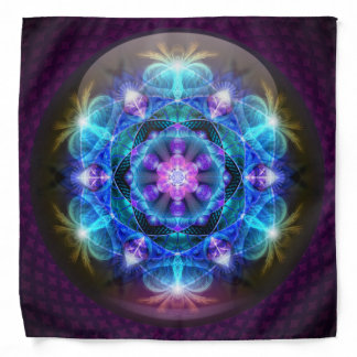 Fibonacci Flower Mandala Bandana