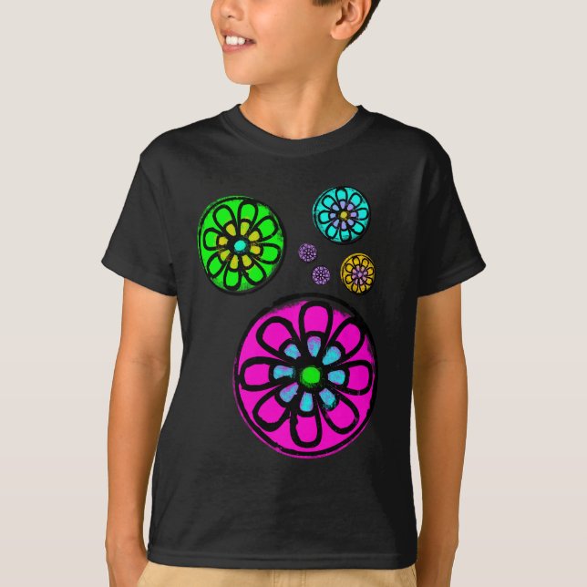 Fibonacci Flower Power T-Shirt (Front)