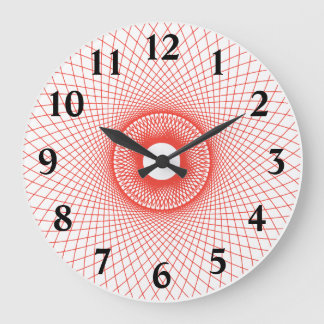 Fibonacci Flower Spiro Large Clock