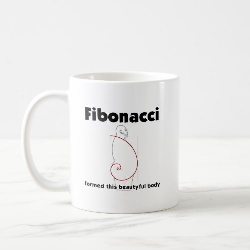 Fibonacci formed body Overweight Obesity Coffee Mug