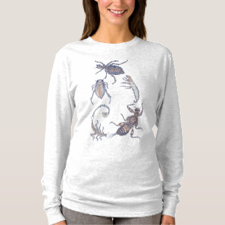 Fibonacci Fresh Water Bug Spiral T-Shirt