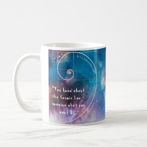 fibonacci golden ratio infinite universe jellyfish coffee mug