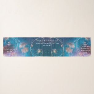 Fibonacci Golden Ratio Infinite Universe Jellyfish Scarf
