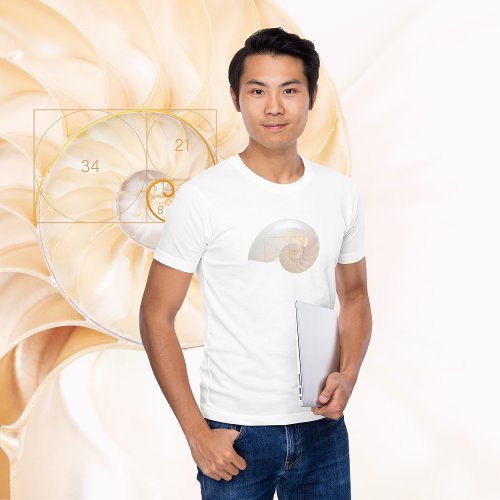 Fibonacci Golden Ration Sacred Geometry Art T_Shirt