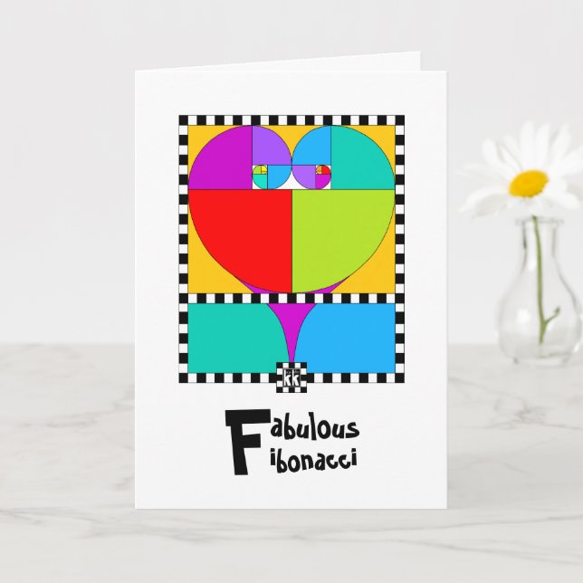 Fibonacci Greeting Card (Small Plant)