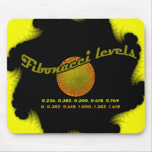 Fibonacci numbers for trader mouse pad