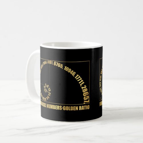 Fibonacci Numbers  Golden Ratio Coffee Mug