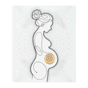 Fibonacci Pregnancy Art