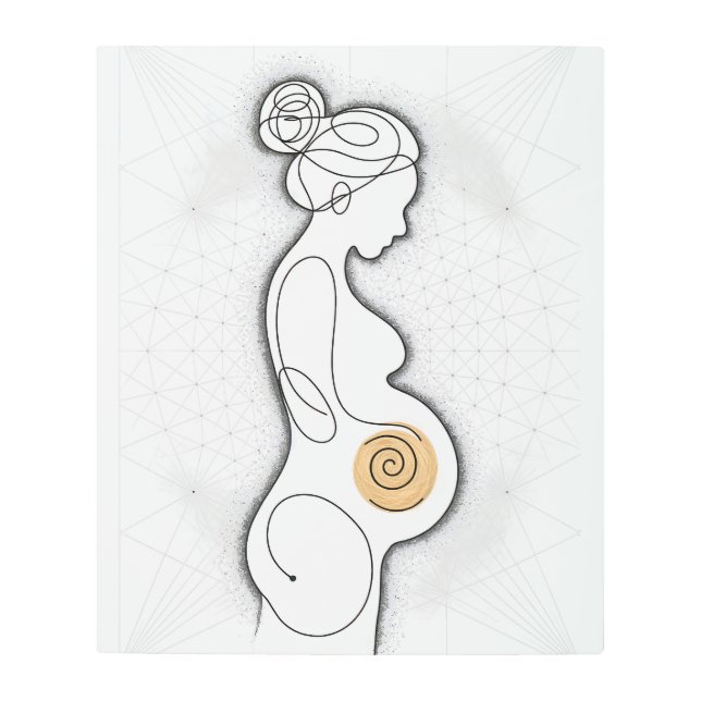 Fibonacci Pregnancy Art (Front)