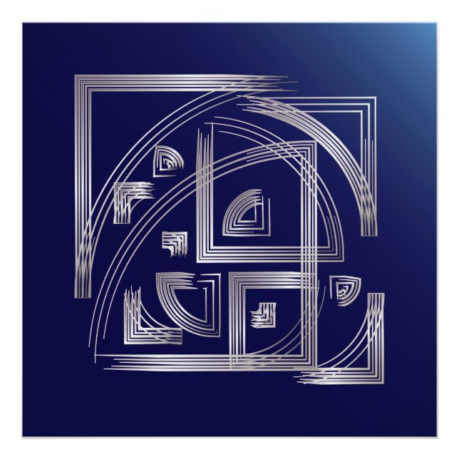 Fibonacci puzzle photo print (Front)