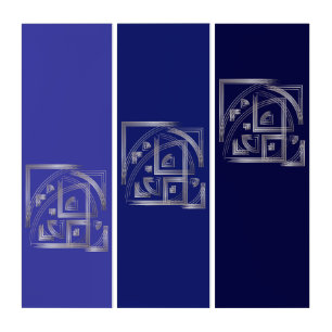 Fibonacci puzzle triptych