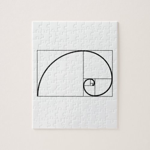 Fibonacci Ratio Jigsaw Puzzle