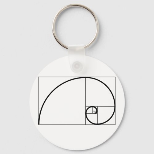 Fibonacci Ratio Keychain
