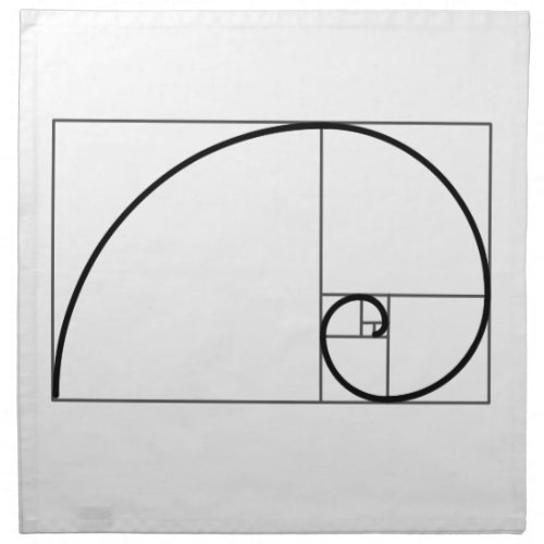 Fibonacci Ratio Napkin