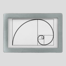 Fibonacci Ratio Rectangular Belt Buckle