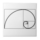 Fibonacci Ratio Tile<br><div class="desc">The spiral stands for coming into being. Some consider the spiral a symbol of the spiritual journey. The spiral is a globally positive symbol. The spiral as a symbol is found all over the world and has meanings in many different cultures and belief systems.The spiral is a largely positive ancient...</div>