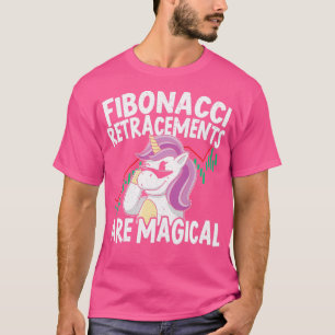 Fibonacci Retracement Are Magical Unicorn Trader 1 T-Shirt