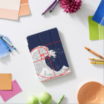 Fibonacci Sequence and The Great Wave iPad Mini Cover