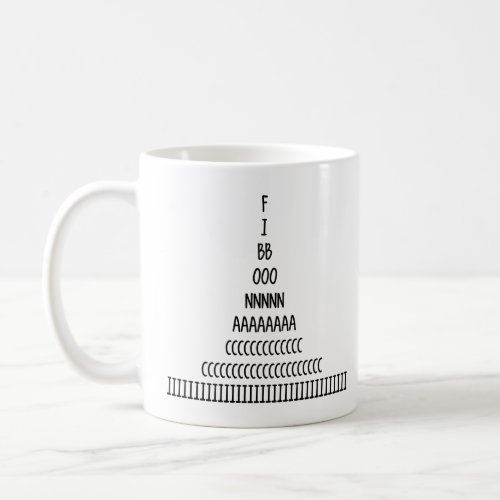 Fibonacci Sequence  Coffee Mug