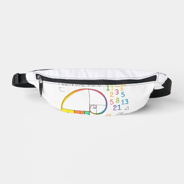 Fibonacci Sequence & Golden Ratio Math Fanny Pack  (Front)