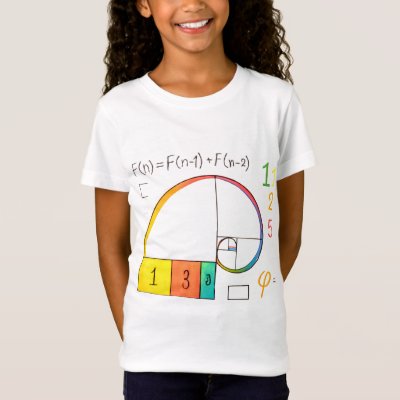 Fibonacci Sequence &amp; Golden Ratio Math T-Shirt
