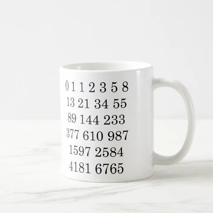 The Golden Ratio Design MUG Sacred Geometry Can be Personalised with a Name 