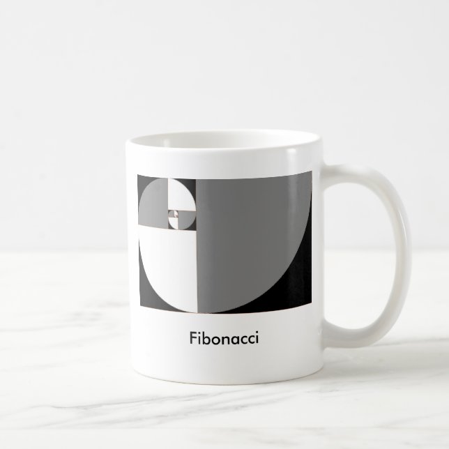 fibonacci_sinistrogira, Fibonacci Coffee Mug (Right)