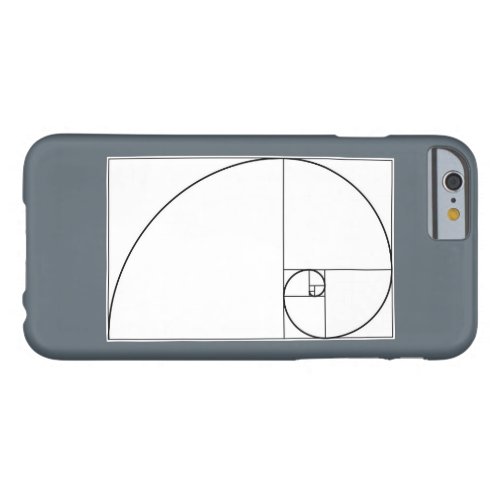 Fibonacci spiral cell phone case