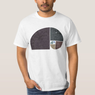 Fibonacci Spiral Elephant - Golden Ratio 2 T-Shirt