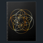 Fibonacci Spiral- The sacred geometry Notebook<br><div class="desc">Fibonacci Spiral- The sacred geometry</div>