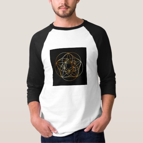 Fibonacci Spiral_ The sacred geometry T_Shirt