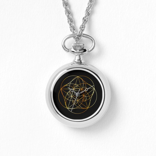 Fibonacci Spiral- The sacred geometry Watch (Front)