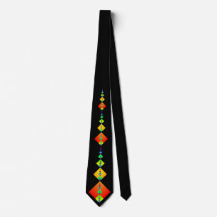 Fibonacci Squares Neck Tie