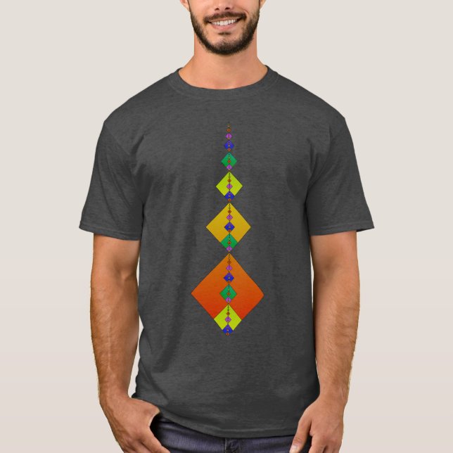 Fibonacci Squares T-Shirt (Front)
