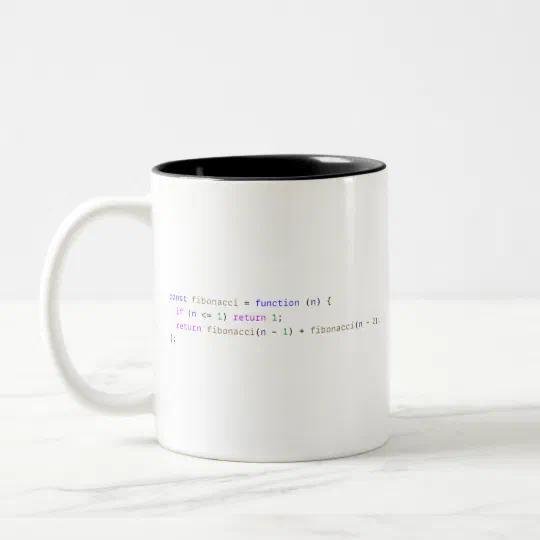 Fibonacci Two-Tone Coffee Mug