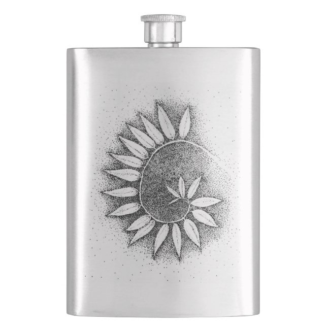 Fibonacci Vine Flask (Front)