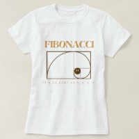 Fibonacci with brown text for math lovers