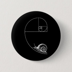 Fibonacci With Snail Mathematics Math Teacher Geom Button
