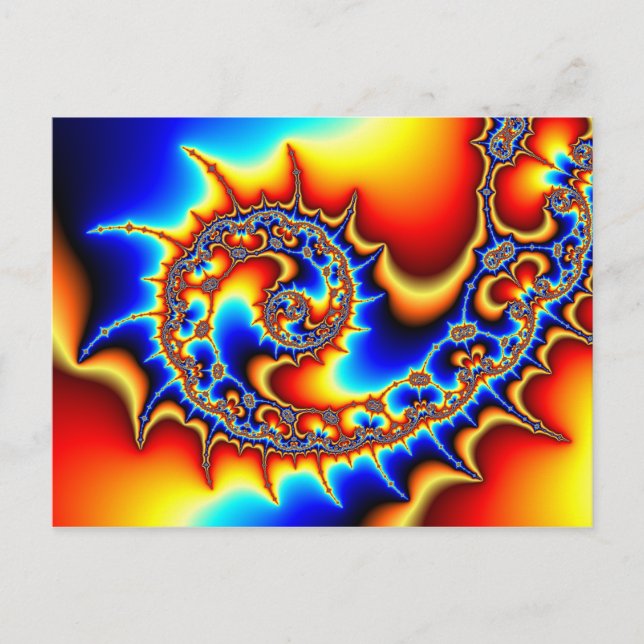 Fibonaccispikeral Postcard (Front)