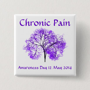 Fibro Awareness Day 2014 Pinback Button