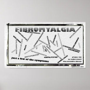 fibro symptoms poster