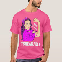 Fibro Warrior Unbreakable Fibromyalgia Awareness T-Shirt